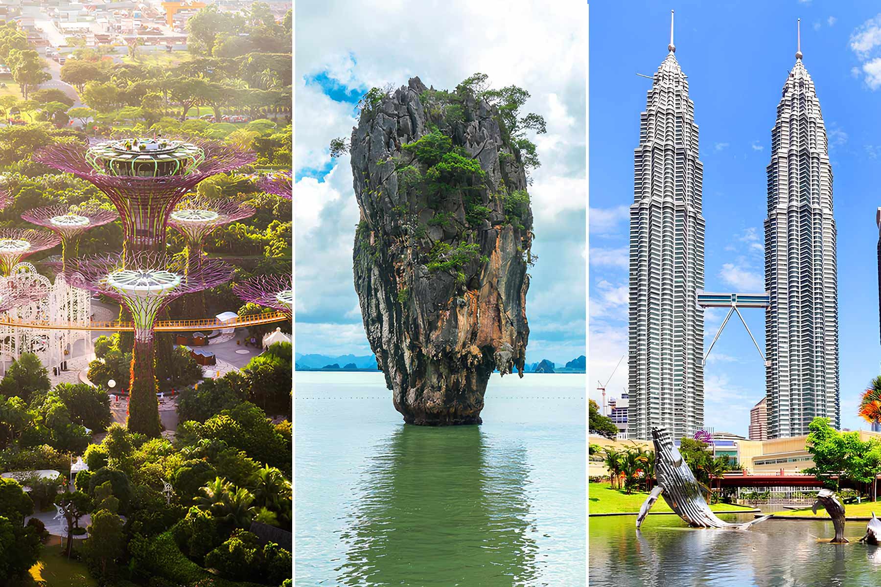  پوکت + سنگاپور + کوالالامپور